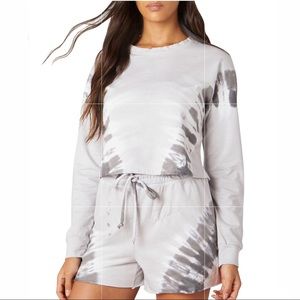 Beyond Yoga - Tie Dye Cropped Sweatshirt & Shorts